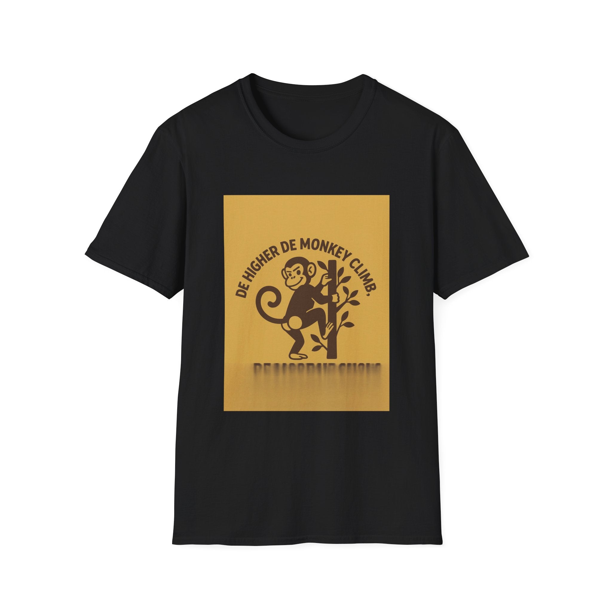 Die Higher de Monkey Club Unisex T-Shirt | Fun Casual Tee | Gift for Animal Lovers | Perfect for Birthdays & Gatherings